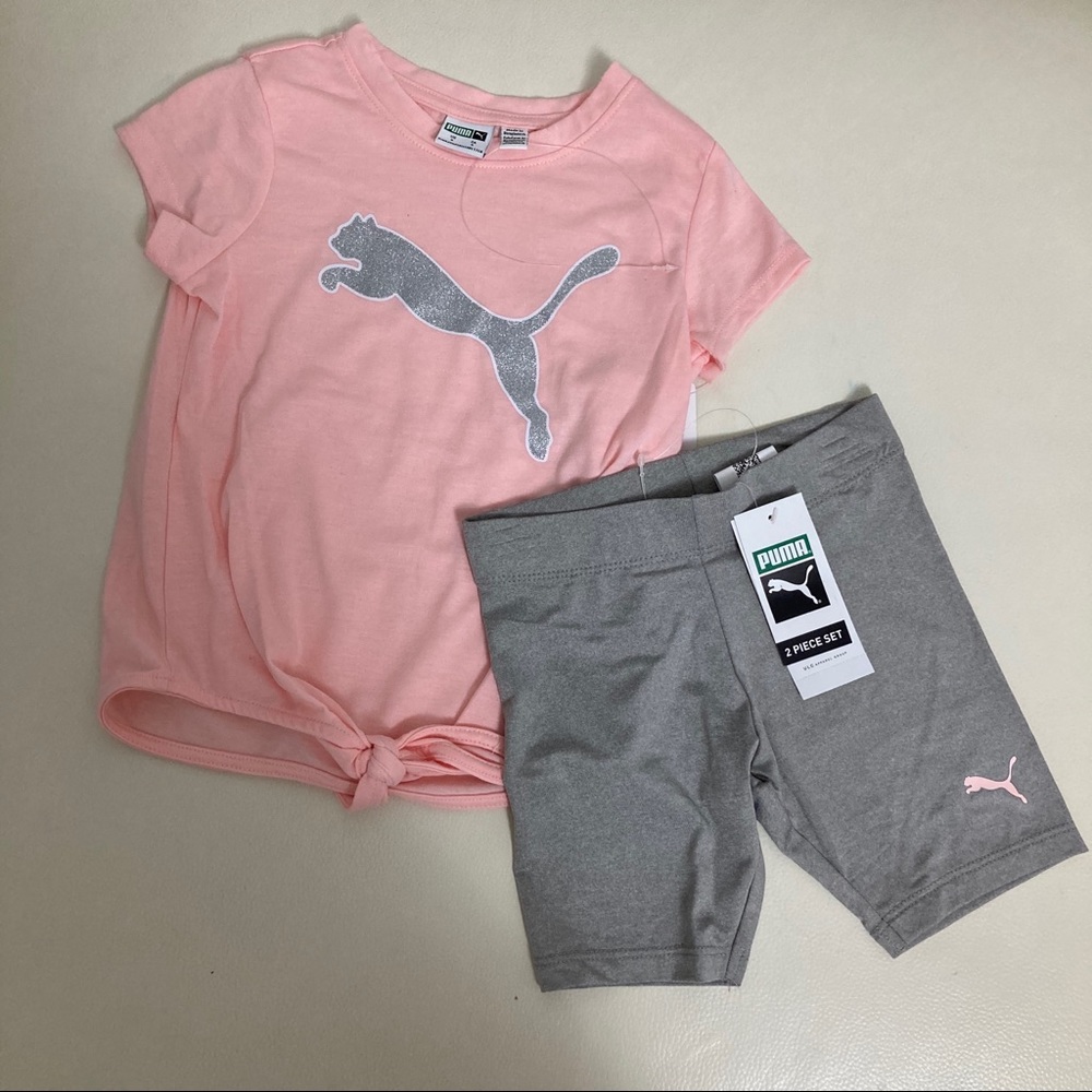 Puma sparkly cute leggings set